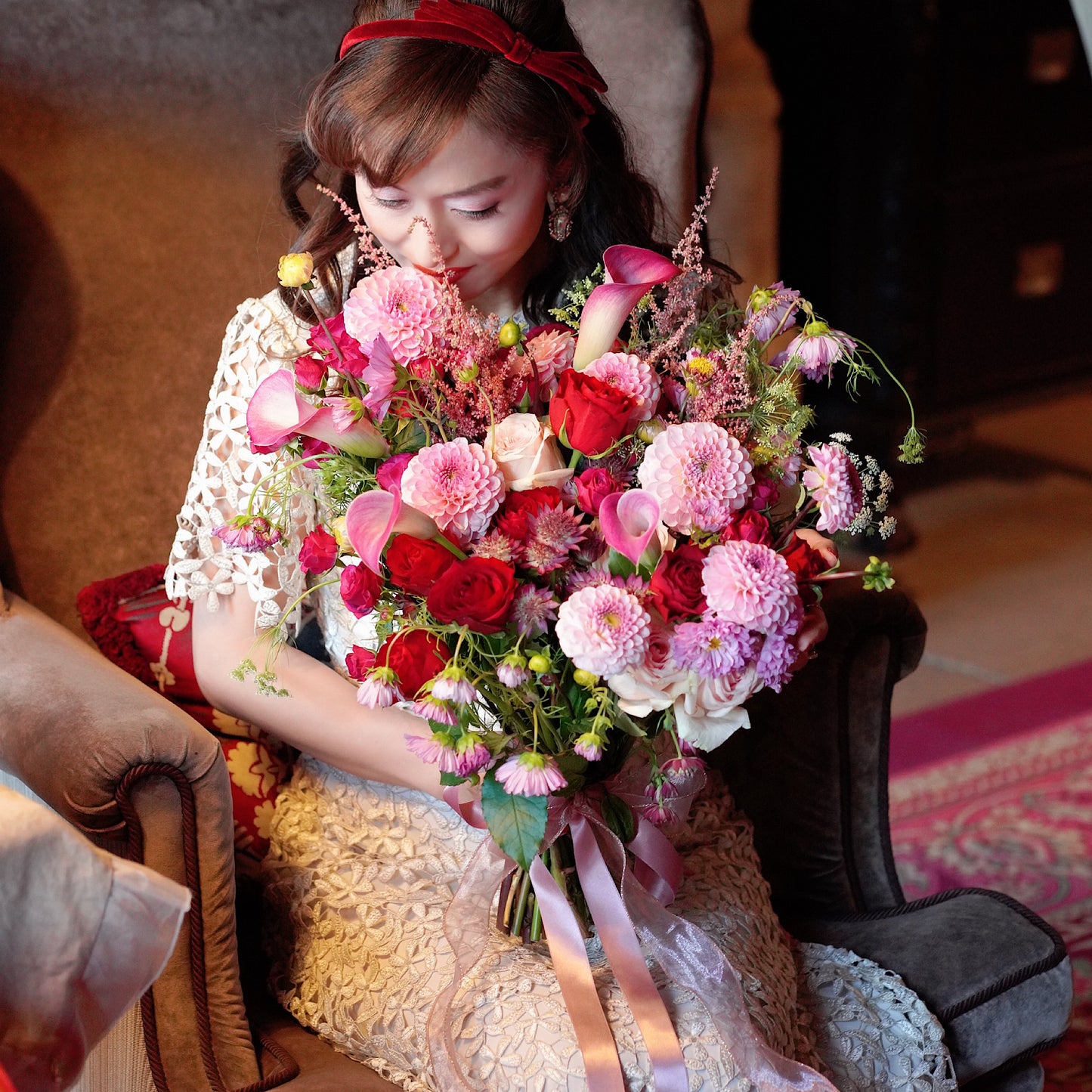 LA ROSE BLANCHE - Autumn Bouquet Workshop